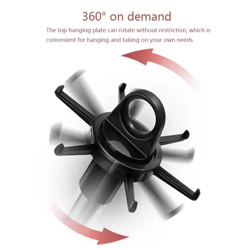 Kitchen Rotary Storage Rack Rotatable Kitchenware Organizer Hooks Spatula Spoon Knife Storage cabinet Kitchen Accessories