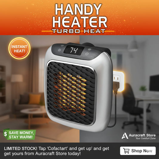 Desktop Electric Heater 500W Portable Home Electric Heater